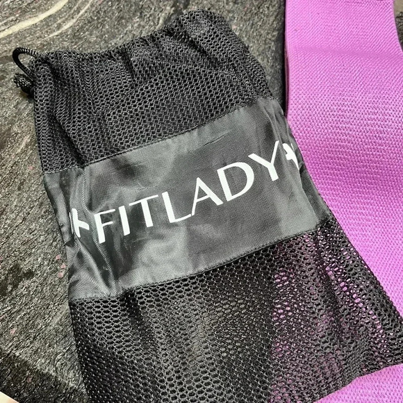 NEW Booty Bands with Carry bag  Fit Lady Resistance Set of 3 Bands NWT NEW - Picture 4 of 11